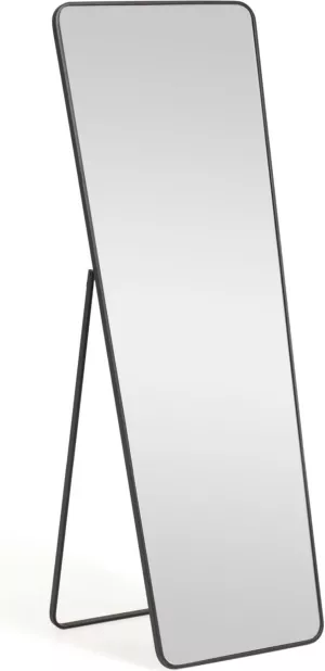 2: Nyah, Dekorativt spejl by LaForma (H: 170 cm. B: 63.5 cm. L: 50 cm., Sort)