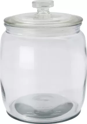 4: Ville, Opbevaringsglas by House Doctor (D: 15,3 cm. x H: 19,8 cm., Klar)