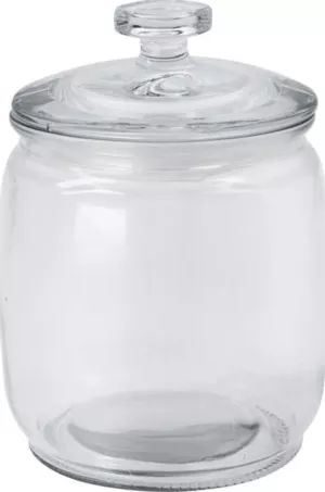 3: Ville, Opbevaringsglas by House Doctor (D: 11 cm. x H: 14,6 cm., Klar)