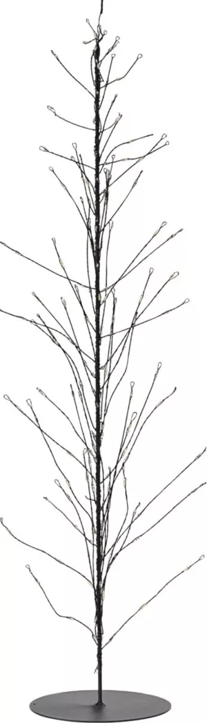 3: Glow, Juletræ i ståltråd by House Doctor (D: 12 cm. x H: 60 cm., Sort)