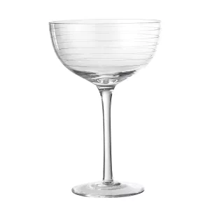 7: Alva, Champagneglas, Klar, Glas by Bloomingville (D: 12 cm. x H: 18,5 cm., Klar)