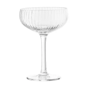 6: Astrid, Champagneglas, Klar, Glas by Bloomingville (D: 11 cm. x H: 15,5 cm., Klar)