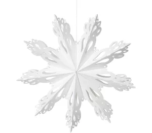 2: Snowflake, Juledekoration, Papir by Broste Copenhagen (D: 30 cm., Hvid)