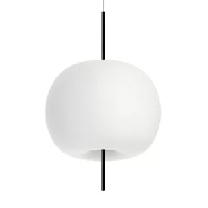 7: Kundalini Kushi hængelampe Ø 43 cm sort/hvid