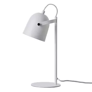 12: Dyberg Larsen Oslo bordlampe i metal, hvid