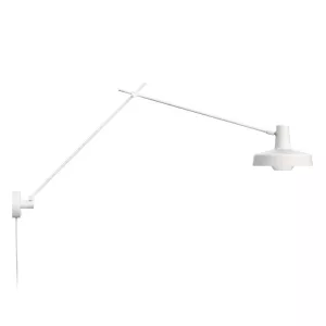 4: GRUPA Arigato væglampe 1 lyskilde 110cm Ø23cm hvid