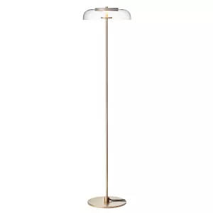 2: Nuura Blossi Floor Ø 29 LED-gulvlampe, guld/klar