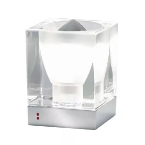 1: Fabbian Cubetto væglampe GU10 krom/klar