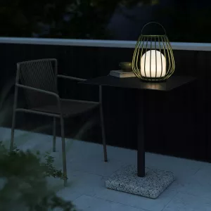 2: Jim To-Go LED-bordlampe, udendørs brug, grøn