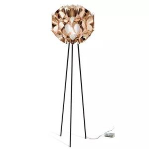 1: Slamp Flora - designer-gulvlampe, kobber