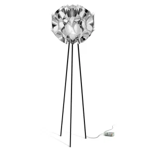 9: Slamp Flora - designer-gulvlampe, sølv