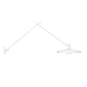 2: GRUPA Arigato væglampe 1 lyskilde 140cm Ø45cm hvid
