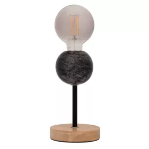 11: Pauleen Marble Dream bordlampe med træfod