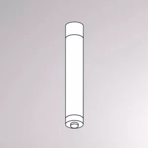 6: Loftbeslag til Volare-skinne, 7,1 cm, hvid