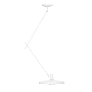 8: GRUPA Arigato loftlampe 140cm Ø45cm hvid