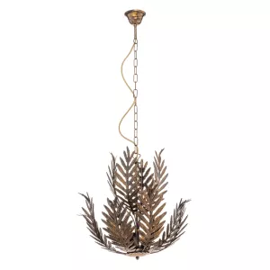 2: Felce hængelampe som bregne i bronze