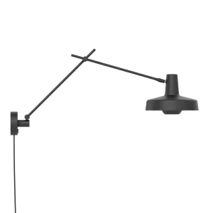 1: GRUPA Arigato væglampe 1 lyskilde 70cm Ø23cm sort
