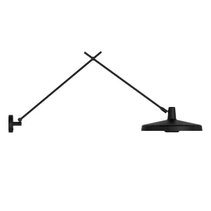 10: GRUPA Arigato væglampe 1 lyskilde 140cm Ø45cm sort