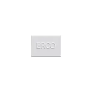 1: ERCO endeplade til Minirail-skinne, hvid