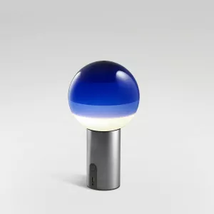15: MARSET Dipping Light bordlampe, batteri blå/grafit