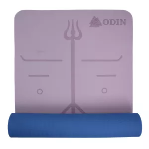 10: Odin Dual Pink/Blue TPE Yogamåtte 0,6cm