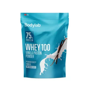 3: BodyLab Whey 100 Proteinpulver Vanilje Milkshake (1kg)