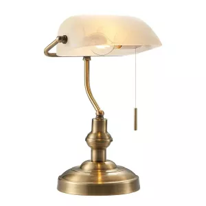 1: Lindby Profina skrivebordslampe, bronze