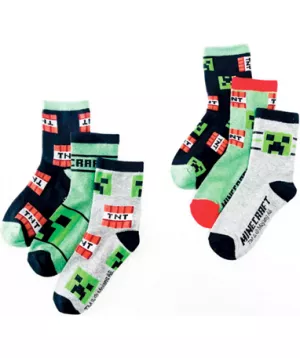 1: Minecraft sokker / strømper - 3 stk.