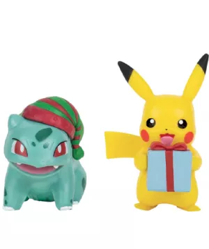 8: Pikachu & Bulbasaur julefigurer - Pokemon