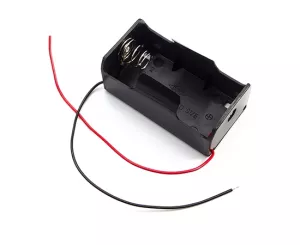 10: Batteriholder 1 x D Åben m/ledning