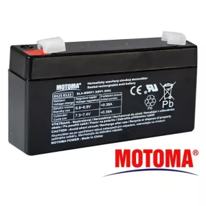 13: Blybatteri 6V / 1,3Ah MOTOMA