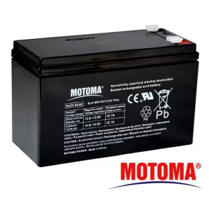 2: Blybatteri 12V / 7Ah MOTOMA