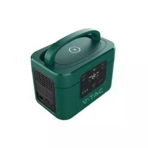 7: V-TAC Transportabel strømforsyning/Powerbank - 1050Wh, 46.9A, 14 kg - Farve : Grøn