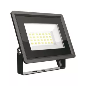 2: V-Tac 20W LED projektør - Arbejdslampe, udendørs - Dæmpbar : Ikke dæmpbar, Farve på hus : Sort, Kulør : Neutral