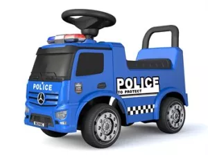 8: Mercedes Antos politi gåbil med sirener og udrykningslys.