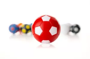 5: Fodbold til bordfodbold rød 35mm