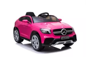 6: Mercedes GLC Coupe pink, 12Volt, fjernbetjening, gummihjul