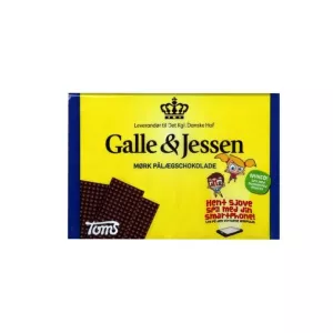 10: Galle & Jessen Mørk Pålægschokolade 216g