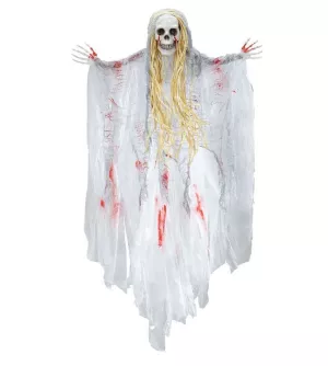 4: Blodigt skelet spøgelse - 90 cm
