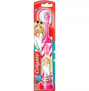 1: Colgate Barbie batteri børnetandbørste 3+ år
