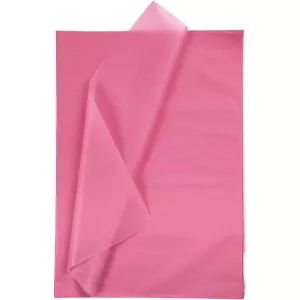10: Silkepapir, 50x70 cm, 14 g, pink, 10 ark/ 1 pk.