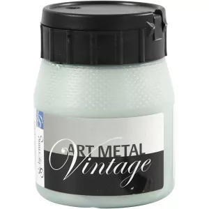 9: Hobbymaling metallic, perlegrøn, 250 ml/ 1 fl.