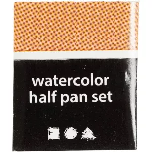15: Art Aqua akvarelfarver, Â½-pan, str. 10x15x20 mm, lys pudder, 1 stk.
