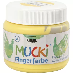 7: Mucki Fingermaling, gul, 150 ml/ 1 ds.