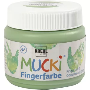 2: Mucki Fingermaling, grøn, 150 ml/ 1 ds.