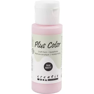 10: Plus Color hobbymaling, soft pink, 60 ml/ 1 fl.