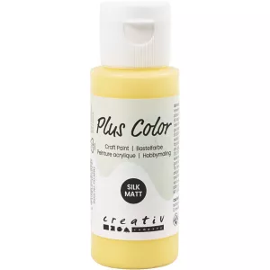 4: Plus Color hobbymaling, primrose yellow, 60 ml/ 1 fl.