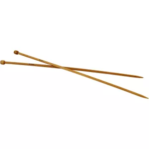 7: Strikkepinde, nr. 5,5, L: 35 cm, 1 par
