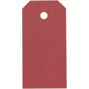 10: Manilamærker, str. 4x8 cm, 250 g, rød, 20 stk./ 1 pk.