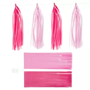 4: Kvast, str. 12x35 cm, pink, lyserød, 12 stk./ 1 pk.